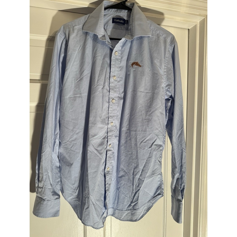 Crittenden Men's Medium Long Sleeve Button Down Shirt 15.5" Neck